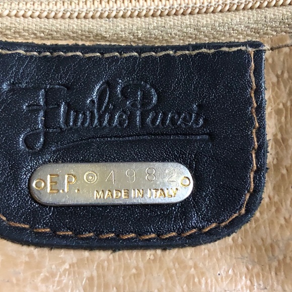 EMILIO PUICI Black Vintage Crossbody Bag - Picture 6 of 16